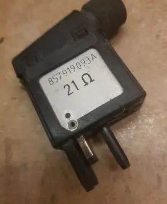 Audi 80 90 B2 Panel lighting control switch 857919093A