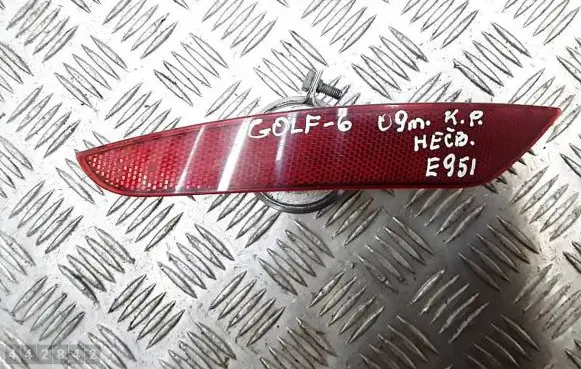 Volkswagen Golf VI Rear tail light reflector 5K0945105G