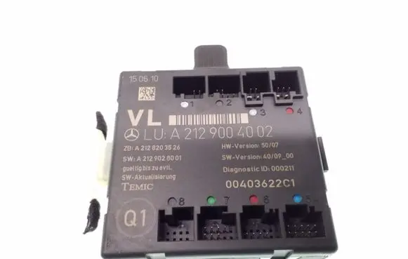 Mercedes-Benz E W212 Door control unit/module A2129004002 A2128203526 A2129028001