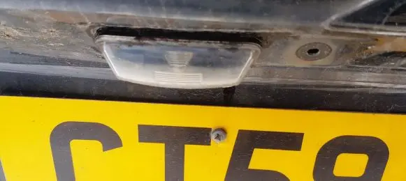 Subaru Impreza III Number plate light