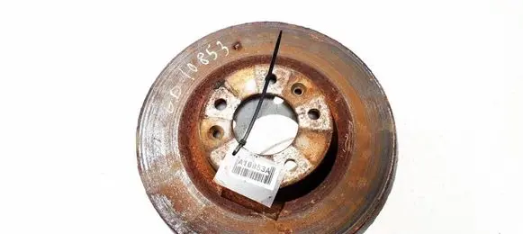 Peugeot 407 Rear brake disc neventiliuojamas