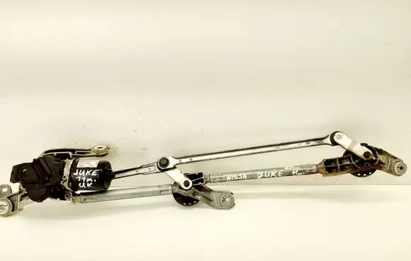 Front wiper linkage and motor