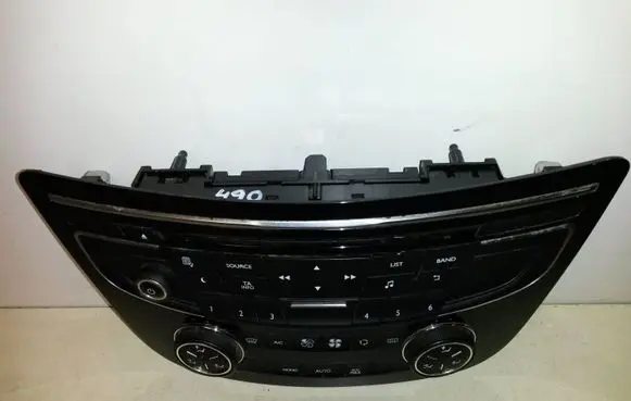 Peugeot 508 Climate control unit 98023793XZ E1077075M01 W24RFTA