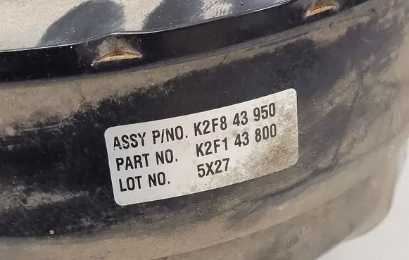 KIA Carens I Brake booster K2F843950 K2F143800