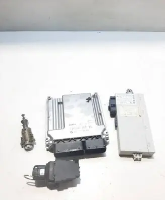 BMW 5 E60 E61 Engine ECU kit and lock set 6981416 6954722 7799856