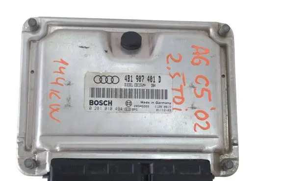 Audi A6 S6 C5 4B Engine control unit/module 4B1907401D 28SA5209 0281010494
