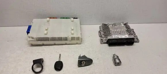 Ford Mondeo MK IV Engine ECU kit and lock set 7G9112A650EG 5WS40590G 7G9T14A073DC