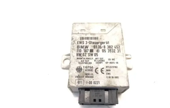 BMW 5 E39 Immobilizer control unit/module 61358382452 05393231
