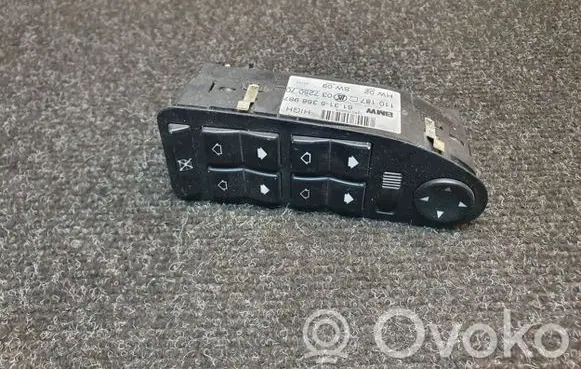 BMW 5 E39 Electric window control switch 61318368987 03725070
