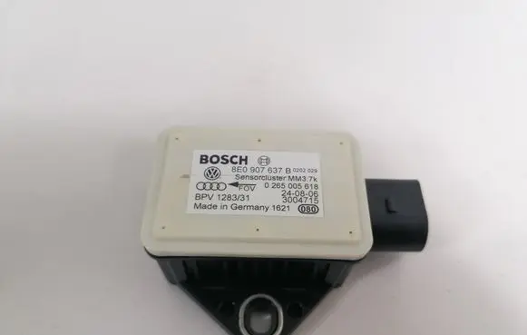 Audi A6 S6 C6 4F ESP acceleration yaw rate sensor 8E0907637B 0265005618