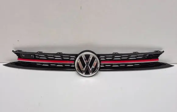 Volkswagen Polo VI Front bumper upper radiator grill 2G0853653M 2G0853651J
