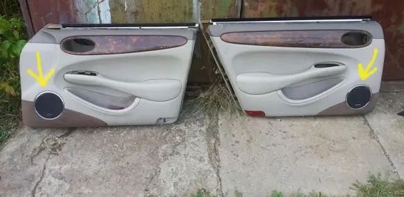Jaguar XJ X308 Rear door speaker cover trim 