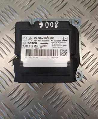 Peugeot 3008 I Airbag control unit/module 9666292680 YBRF0034725 0285010659