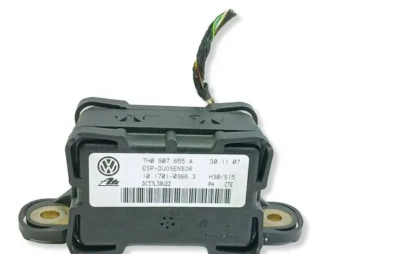 Seat Altea XL ESP acceleration yaw rate sensor 7H0907655A DC37L30U2Z 10170103663
