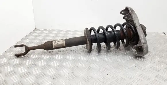 Front shock absorber with coil spring