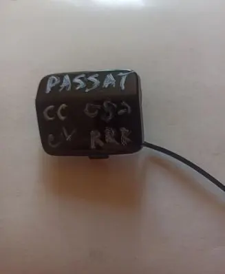 Volkswagen PASSAT CC Rear bumper row hook cap/cover 