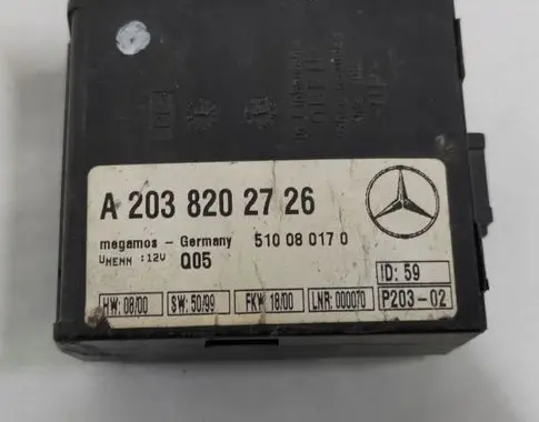 Mercedes-Benz C W203 Alarm control unit/module A2038202726