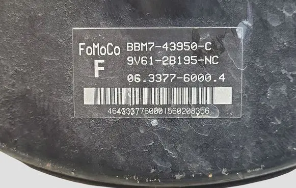 Mazda 3 II Brake booster BBM743950C 9V612B195NC
