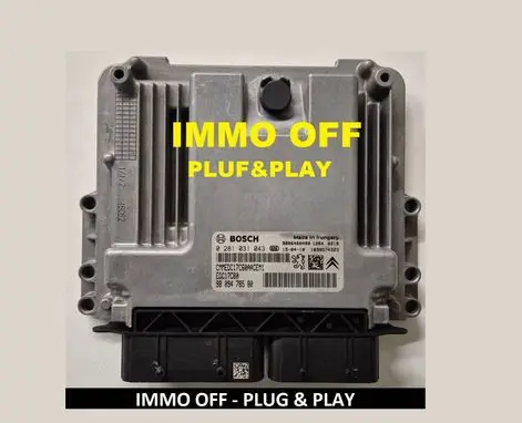 Peugeot 308 Engine control unit/module 0281031043 9809478580 9806460480