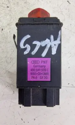 Audi A6 S6 C5 4B Hazard light switch 4B0941509C