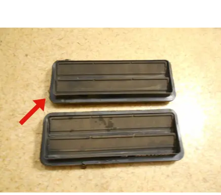 Maserati Quattroporte Quarter panel pressure vent 