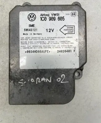 Volkswagen Sharan Airbag control unit/module 1C0909605 5WK43121 24020401