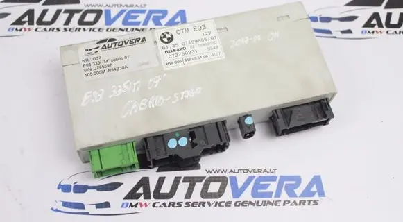 BMW 3 E92 E93 Convertible roof control unit 7199885