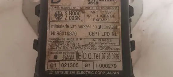Mitsubishi L200 Immobilizer control unit/module NL98010870 X1714672M MR301010
