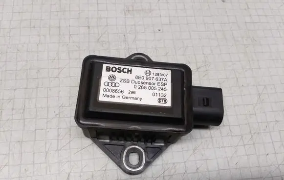 Audi A6 S6 C5 4B ESP acceleration yaw rate sensor 8E0907637A 0265005245
