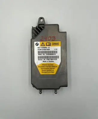 BMW 5 F10 F11 Airbag control unit/module 9248096 618307400F 11B071MA14123