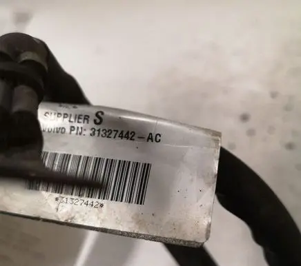 Volvo V40 Negative earth cable (battery) 31327442AC