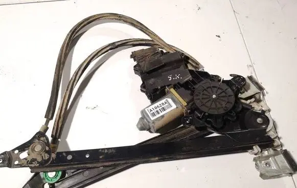 Sliding door window regulator with motor