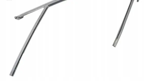 Front door glass trim molding