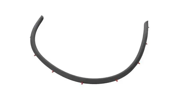 Engine compartment rubber