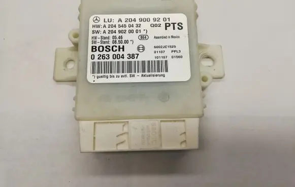 Mercedes-Benz C W204 Parking PDC control unit/module A2049009201