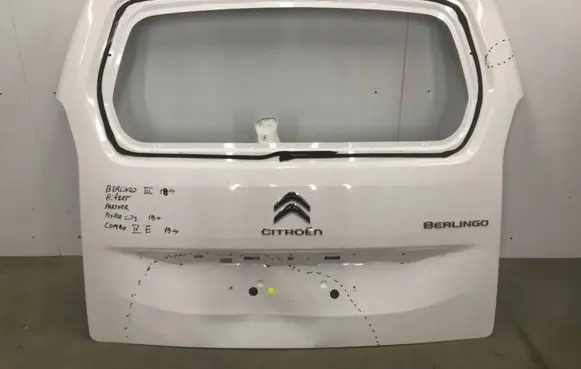 Opel Combo E Tailgate/trunk/boot lid