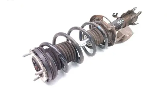 Front shock absorber with coil spring