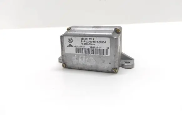 Volkswagen Touareg I ESP acceleration yaw rate sensor 7E0907652A 10098503034