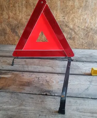 Emergency warning sign