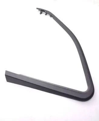 Front door glass trim molding