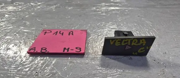 Opel Vectra C Hazard light switch 13138255