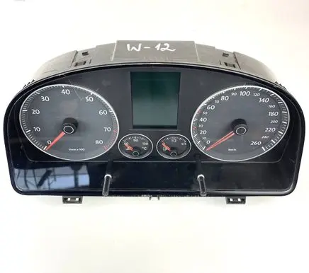Volkswagen Touran I Speedometer (instrument cluster) 1T0920873D A2C53023102 A2C53025660