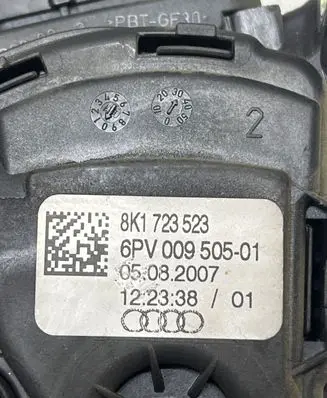 Audi A6 S6 C6 4F Accelerator throttle pedal 8K1723523 6PV00950501 05082007