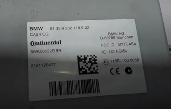 BMW 5 F10 F11 Other control units/modules 9282118