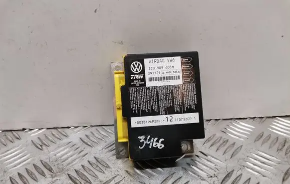 Volkswagen PASSAT B6 Airbag control unit/module 3C0909605M