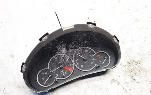Peugeot 206 Speedometer (instrument cluster) 9648836480 9656696680