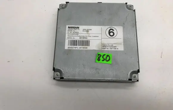 Nissan Leaf I (ZE0) Camera control unit module 284A1BV83B 0018504 EN3074P