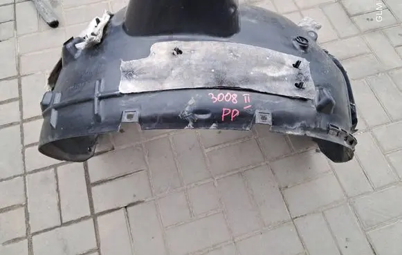Peugeot 3008 II Front wheel arch liner splash guards 9825281680
