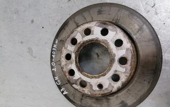 Audi A3 S3 A3 Sportback 8P Rear brake disc