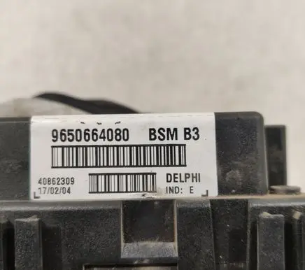 Peugeot 307 BSM Control unit 9650664080